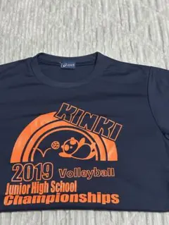 asics KINKI 2019 バレーボール Tシャツ Lサイズ