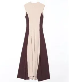 FRAY I.D バイカラーニットミモレワンピ フレイアイディー