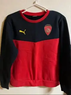 PUMA トレーナー 150サイズ 黒/赤