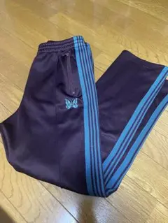 NEEDLES トラックパンツ　ボルドー　グリーン