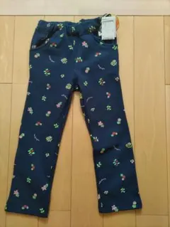 【新品未使用】Moujonjon ムージョンジョン　裏起毛ロングパンツ 110