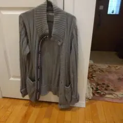 MEN'S MELROSE グレー カーディガン サイズ4