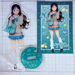 松浦果南 アクリルスタンド+特典ポストカード ギャル制服ver.