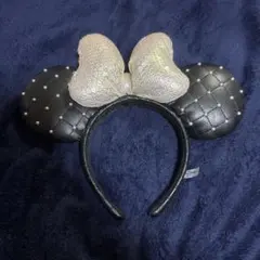 ディズニー カチューシャ キルティング パール