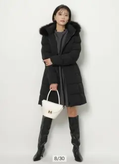 アプワイザーリッシェ　新作　新品　レースレイヤードミニニットワンピース　②