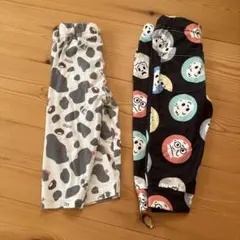 牛柄とアニメキャラクターのパンツ2点セット