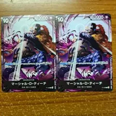 マーシャル・D・ティーチ　交流会2枚セット