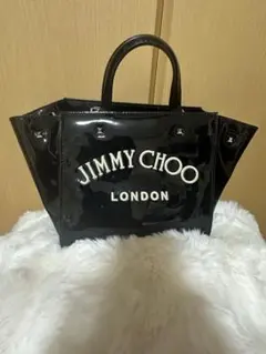 JIMMY CHOO ハンドバッグ⚠️取手1箇所壊れててないです　ものは有のサムネイル