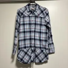 McGREGOR シャツ　ブルー系チェック Lサイズ