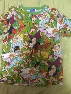 ディズニー ピーターパン 総柄Tシャツ　Lサイズ