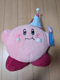 星のカービィ ぬいぐるみ パーティーハット付き - メルカリ