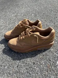 NIKE Air max 1 Flax ブラウンカラー