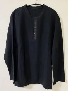 RRL インディゴ ジャージー ヘンリーネック シャツ M - メルカリ