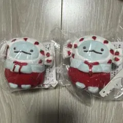 すみっコぐらし ロフト限定 サクマ コラボ ぬいぐるみ とかげ 2個セット