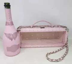 エンジンシャンパン ドゥミセック ピンク ケース 空瓶