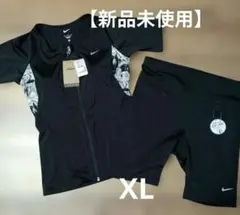 新品未使用タグ付き NIKE SWIM セパレート水着 M ブラック/サイド迷彩