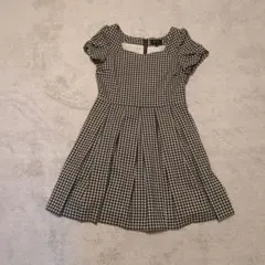 【アニエスべー/To b. by agnès b.】ギンガムチェック柄ワンピース