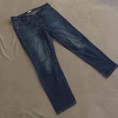 アースミュージック&エコロジー(M)デニムパンツ　ジーンズ　色落ち加工