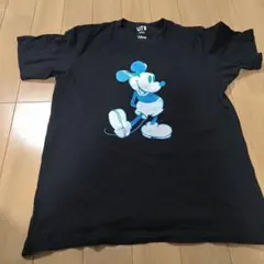 UNIQLO ミッキーマウス Tシャツ Lサイズ ブラック　ブルー