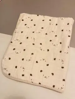 【未使用】Hotman ブランケット　おくるみ　くま柄　72cm×63cm
