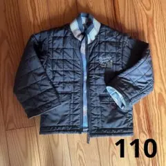 男児キッズダウンジャケット グレー110cm