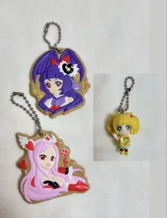 プリキュア クッキーチャームコット ストラップ キーホルダー 3点セット