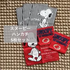 スヌーピー ミニハンカチ&ハンカチ5枚セット
