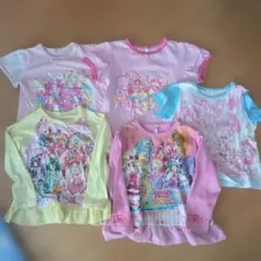 プリキュア キッズ パジャマ 上のみ5点セット まとめ売り