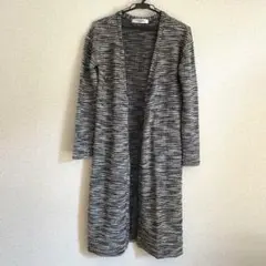 ロングカーディガン　グレー