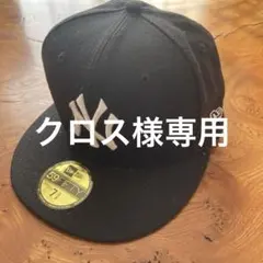 NEW ERA ニューエラ 59FIFTY NY キャップ サイズ7 黒 美品