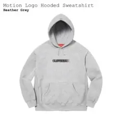 Motion Logo Hooded Sweatshirt　グレーS
