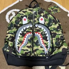 ほぼ新品 USED APE エイプ シャーク バックパック リュックのサムネイル