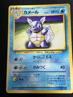旧裏 ポケモンカード イントロパック カメール LV.24 HP70 - メルカリ