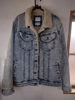 growth by grail 総ボア付 デニムジャケット ストレッチ有り L