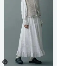 サマンサモスモス☆カズミコラボ☆kazumi☆刺繍レース3wayスカート☆新品