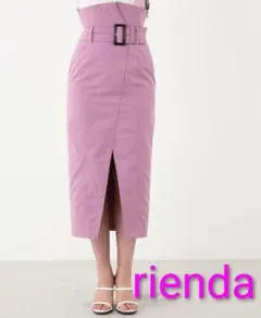 rienda リエンダ★H/W スリットタイトマキシスカート S