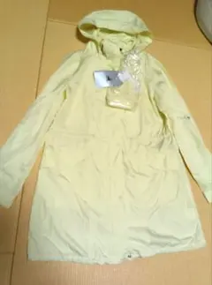 未使用 INDIVI フード付スプリングコート Lサイズ イエロー 春秋