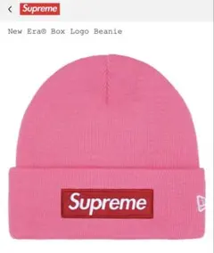 Supreme ピンク ニット帽・ビーニー Supreme x New Era® ボックス ロゴ ビーニー | ピンク | FARFETCH JP