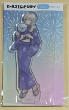 ガールズバンドクライ 中国限定 コラボ カフェ アクリル色紙 河原木