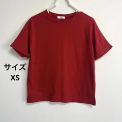 a.v.v アーヴェヴェ 半袖 Tシャツ レッド サイズXSのサムネイル