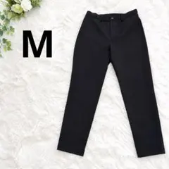 AOKI M 洗える スラックス パンツ 黒 ストレッチのサムネイル