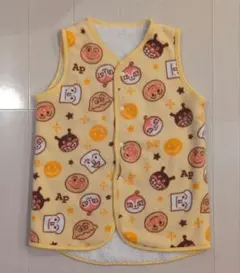 アンパンマン ベスト スリーパー フリース 黄色 防寒 羽織り