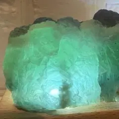 ①フローライト♡原石♡グリーン♡蛍石♡天然石♡水晶♡シュガーフローライト♡