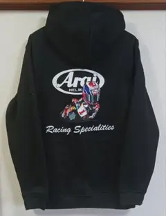 新品●Racing●スウェットパーカー 黒●Ｌ