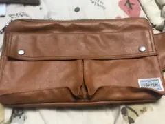 【希少キャメル】PORTERフリースタイル ボディバッグ｜スリム｜一部訳あり特価