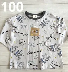 【新品】アンパンマン だだんだん長袖Tシャツ 100cm