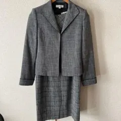 グレー チェック柄 スーツセット　11号
