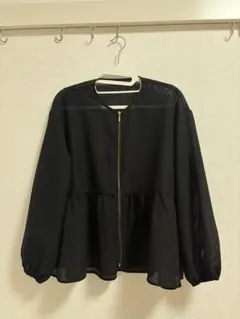 ROPÉ PICNIC メッシュペプラムブルゾンのサムネイル