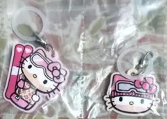 サンリオ　ハローキティ　雪焼け　目印チャーム　2点セット sweet3月号付録