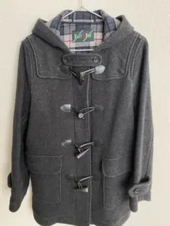 EAST BOY ダッフルコート グレー フード付き